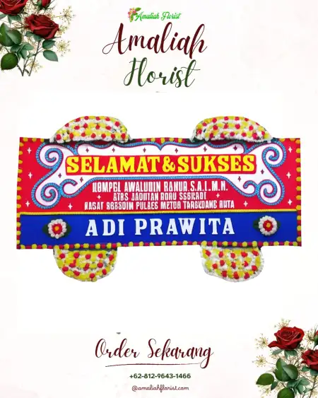 Papan Bunga Ucapan Selamat Wanacipta